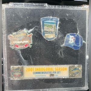 Commemorative Pin Set | Limited Edition 2001 | Keyspan Park Home of the Cyclones